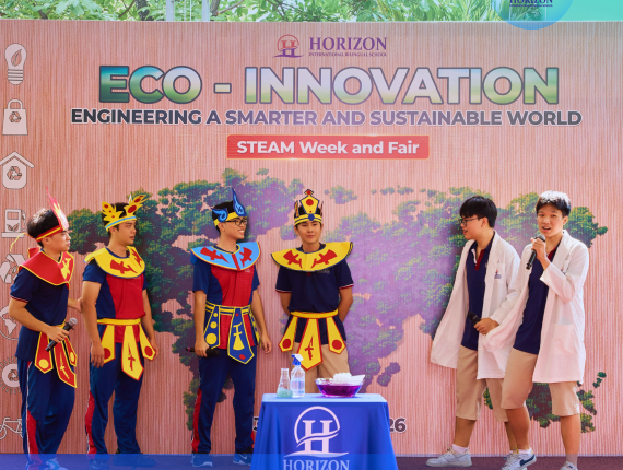 NGÀY HỘI STEAM TẠI HORIZON: NƠI KHỞI NGUỒN ĐAM MÊ KHOA HỌC 🚀